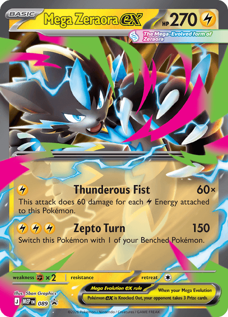 Mega Zeraora ex