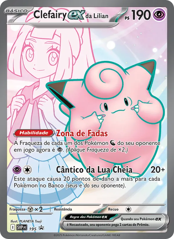 Clefairy ex da Lílian